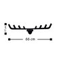 Wallity Antler Gancho de Pared de Metal Negro